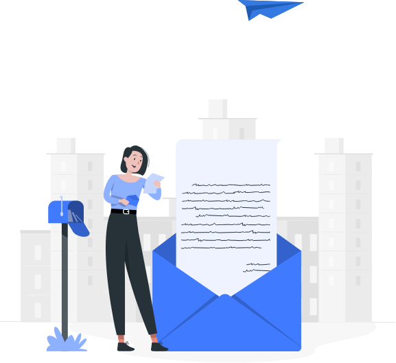 direct mail envelopes color