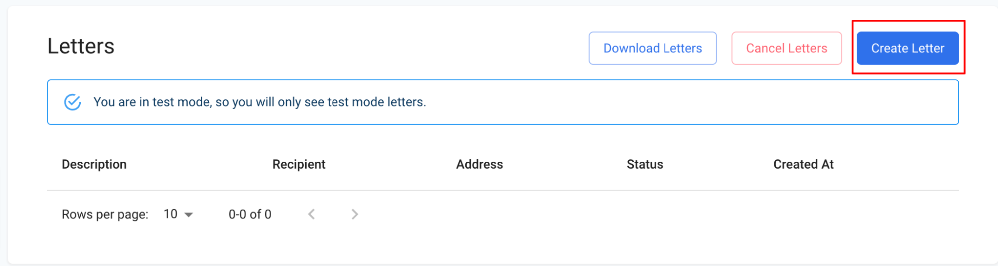 create letters